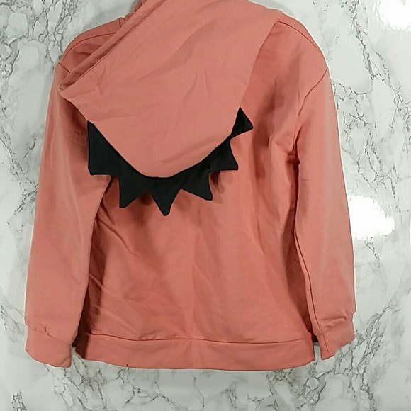 Coral Pink Hoodie.  Kids :) - Picture 5 of 5